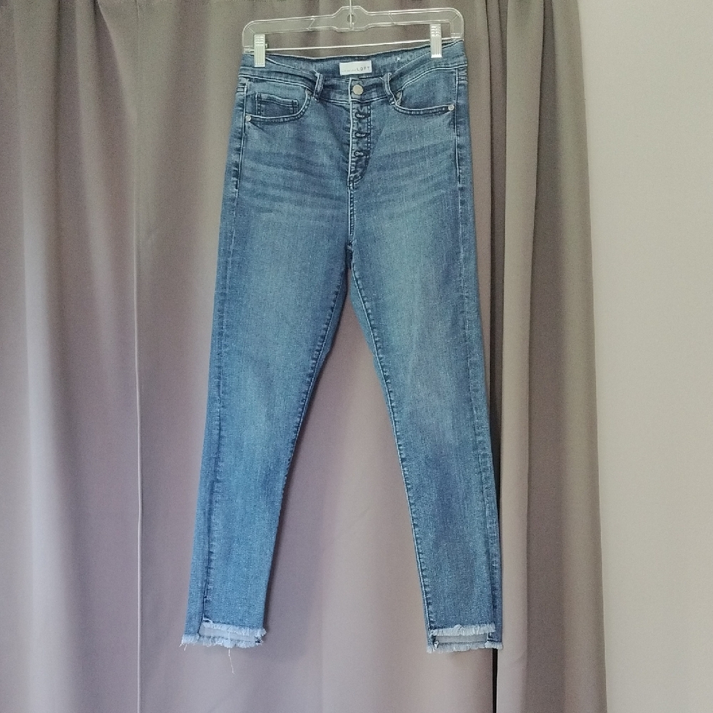 LOFT High Rise Blue Women's Jeans